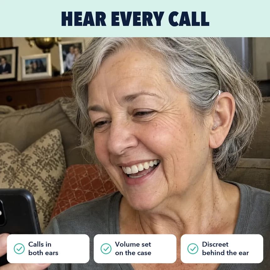 A video call with the family, heard in both ears with Certus Max